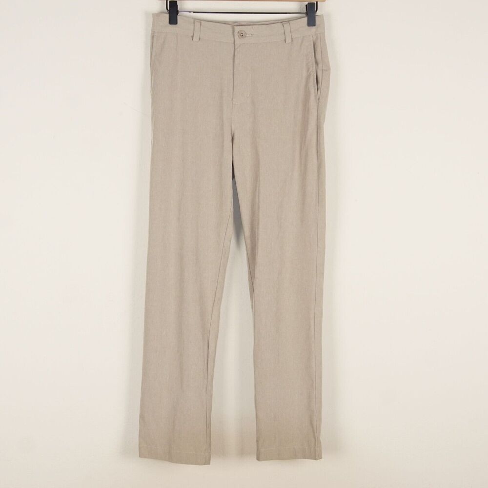 Vineyard Vines Performance Breaker Khaki Brown Pants Boys Sz 16